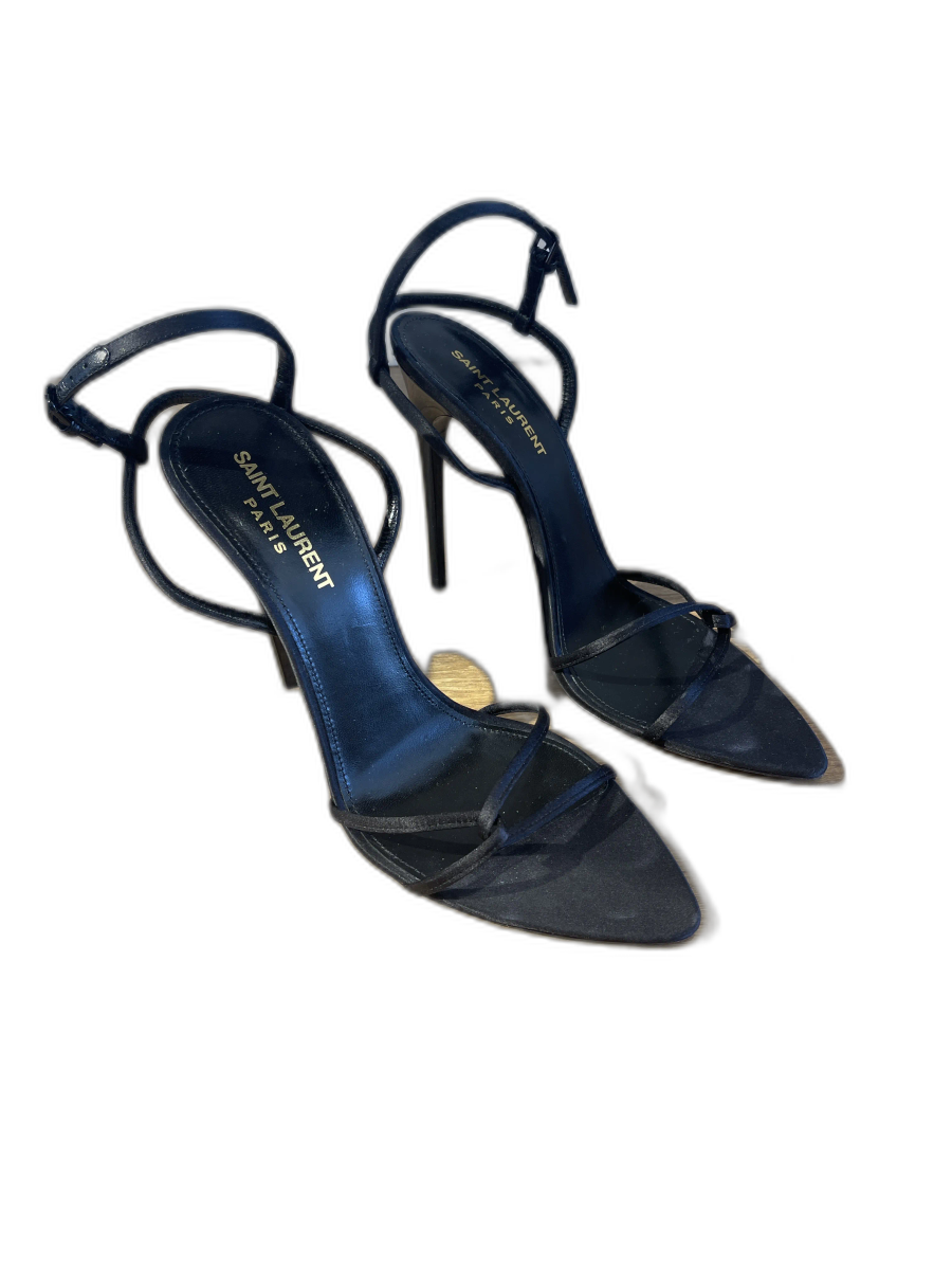 Crepe Satin Clara 110 Ankle Strap Sandals