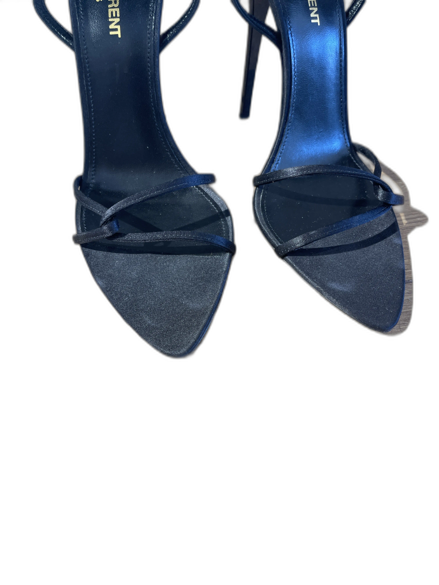 Crepe Satin Clara 110 Ankle Strap Sandals — view 5