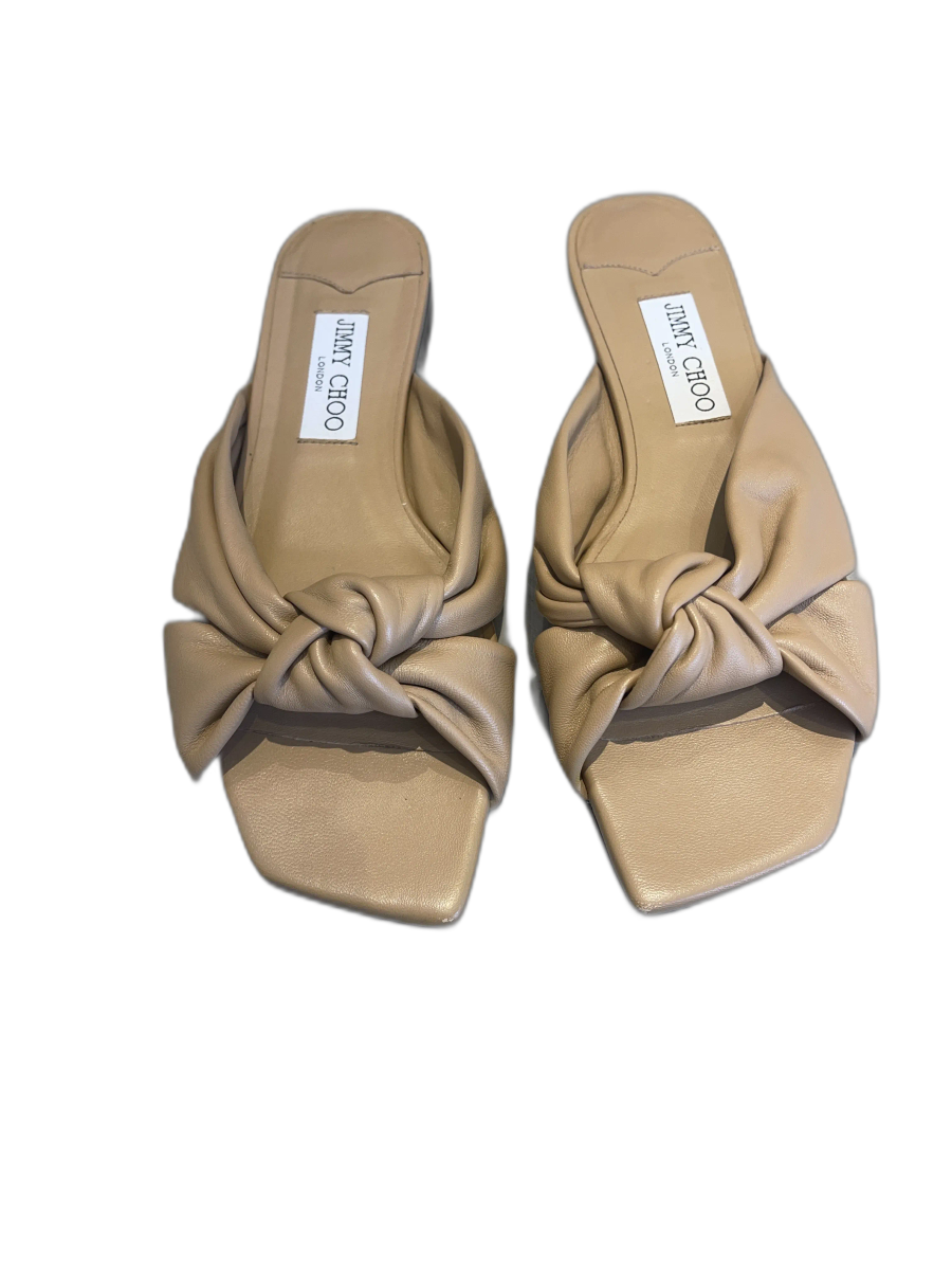 Avenue Flat Leather Sandals — view 2