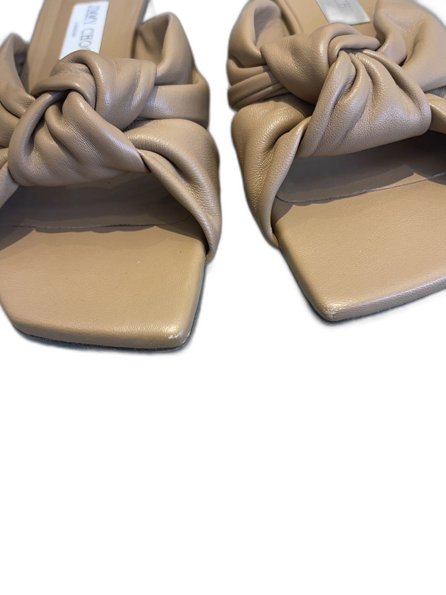 Avenue Flat Leather Sandals — view 4