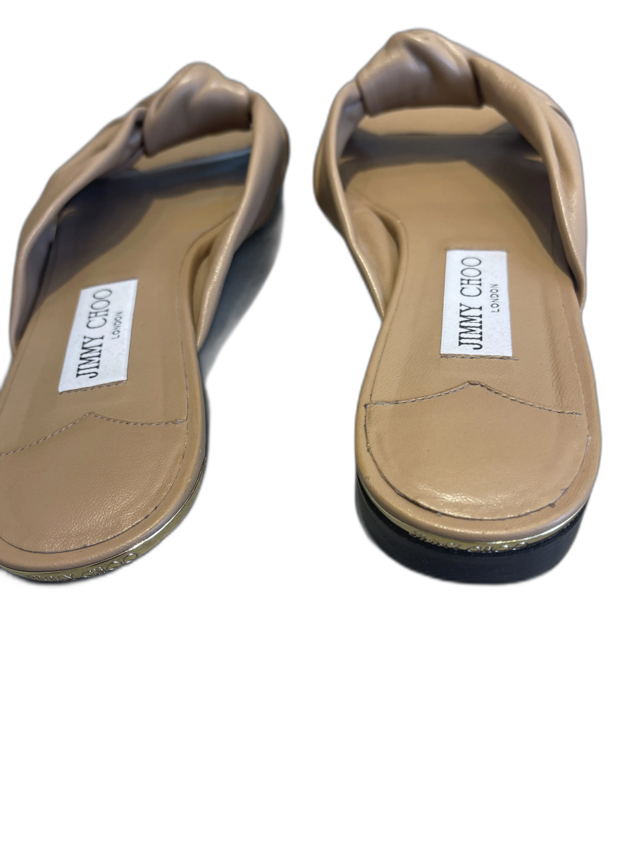 Avenue Flat Leather Sandals — view 3