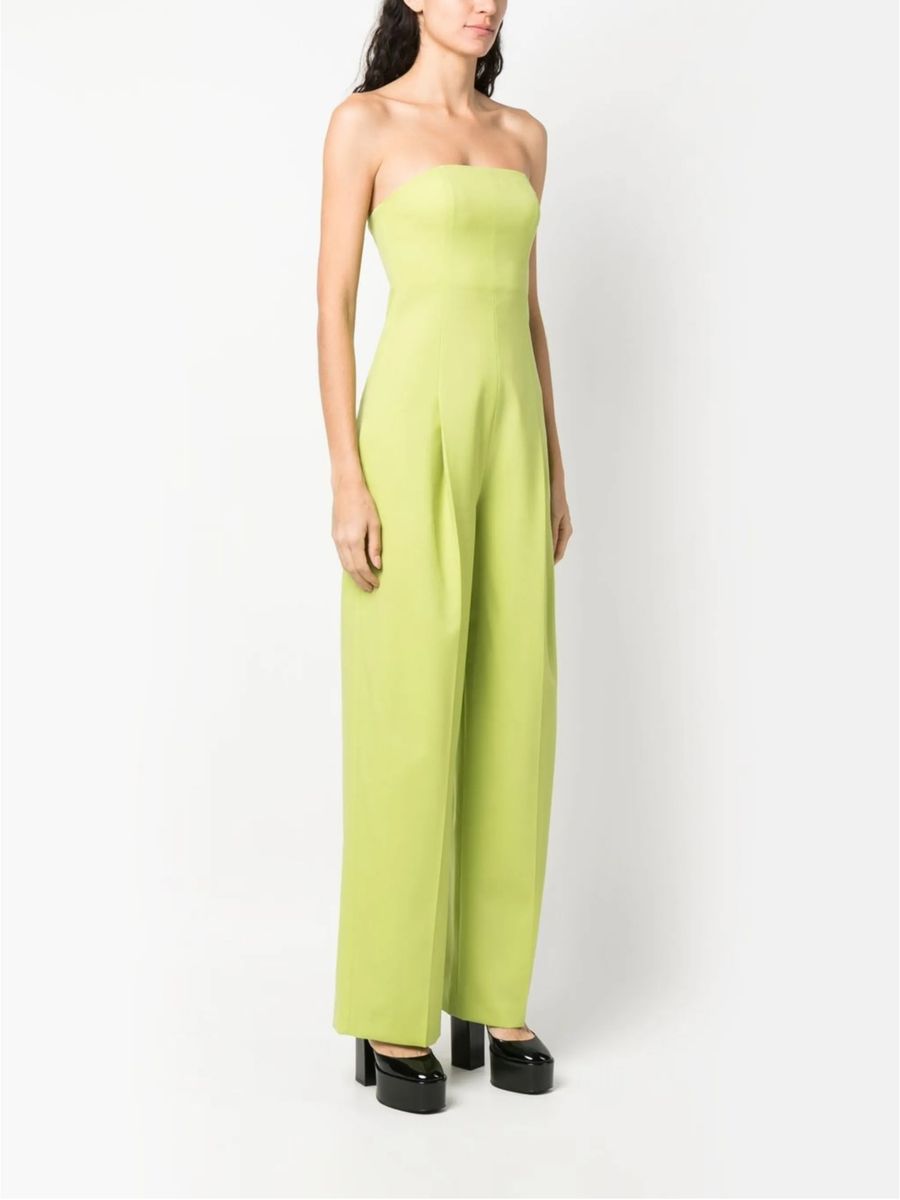 Strapless straight leg jumpsuit — view 4
