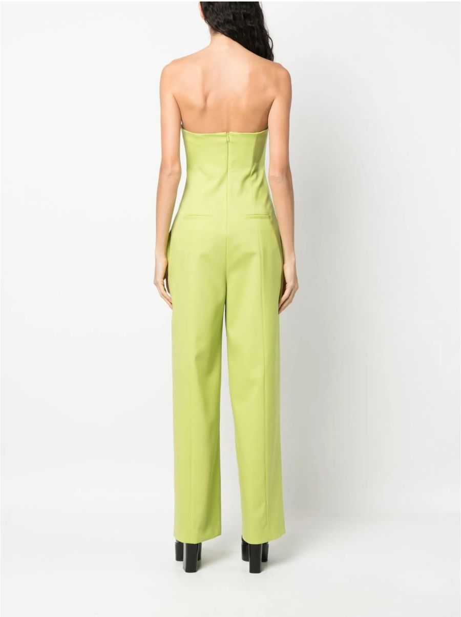 Strapless straight leg jumpsuit — view 3