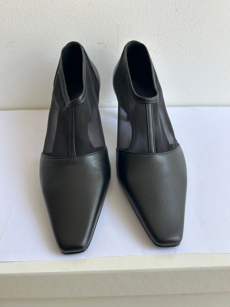 T-Strap Mesh Pumps — view 2