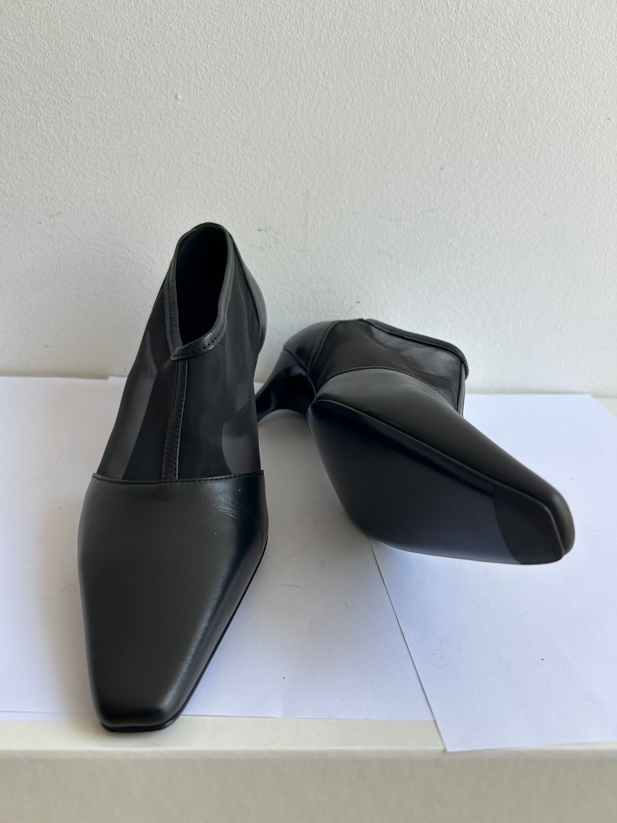 T-Strap Mesh Pumps — view 4