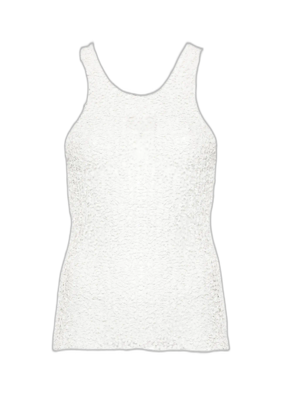 Sheer tank top