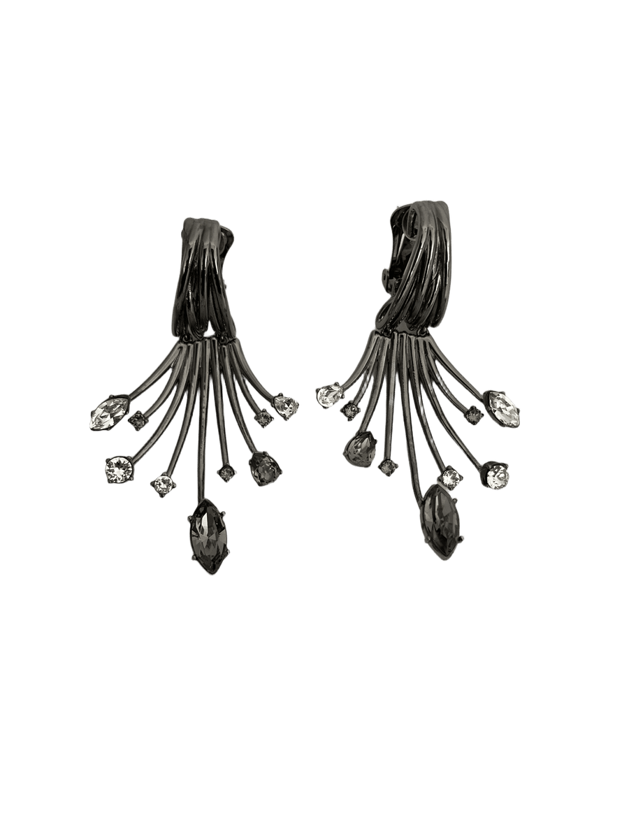 Diamond Pine Needle Earrings