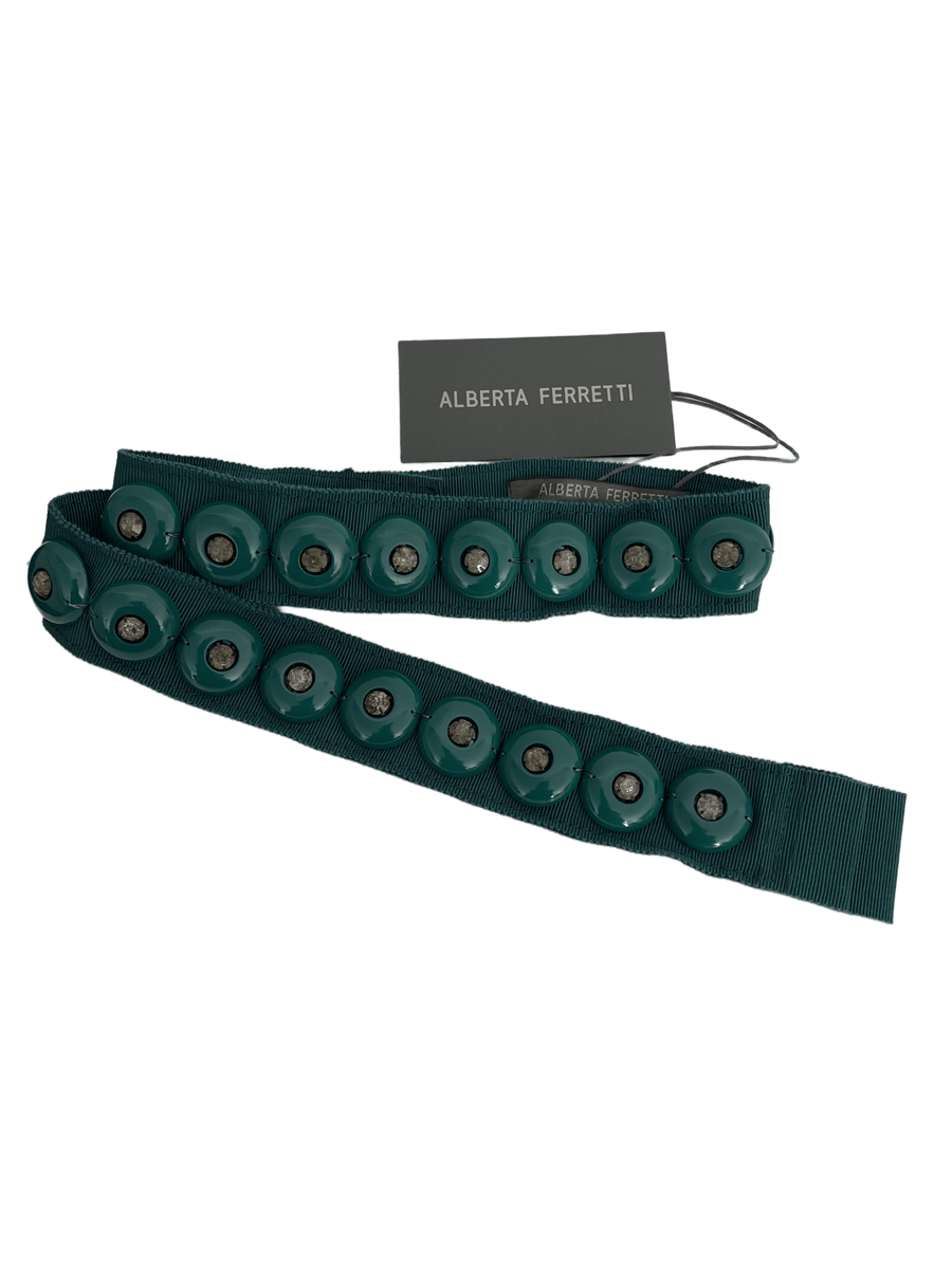 Embellished Turquoise Waist Belt