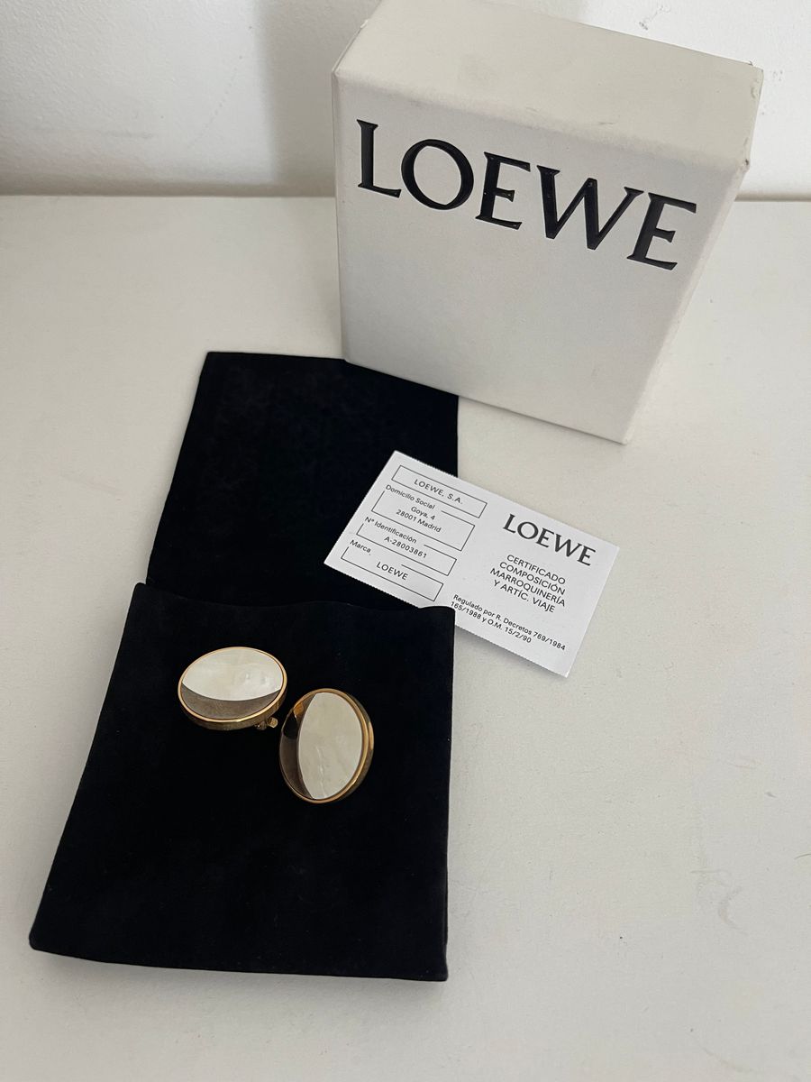 Eclipse Gold Clip Earrings — view 3