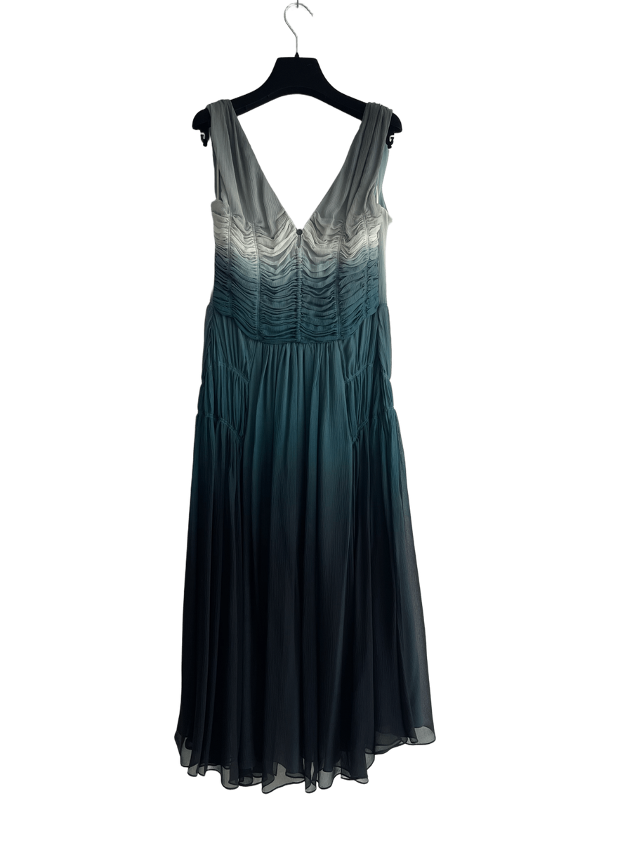 Burberry Ruched Ombré Dress