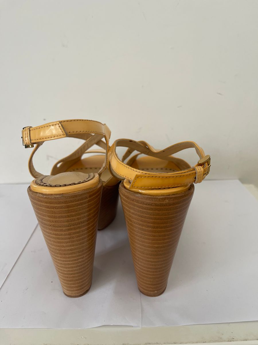 Patent Platform Sandals — view 3