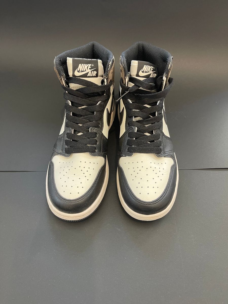 Hi-Top Black and White Sneakers — view 3