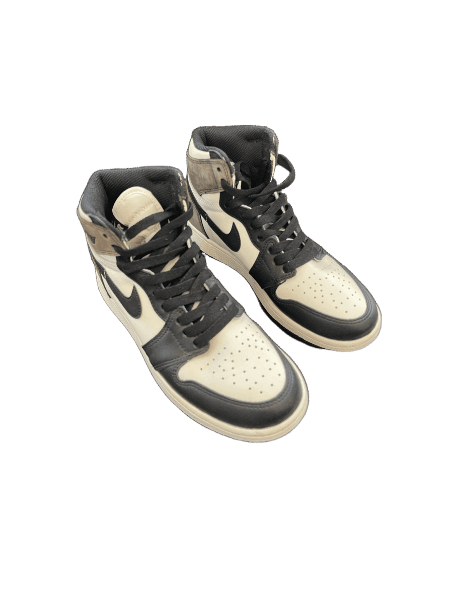 Hi-Top Black and White Sneakers