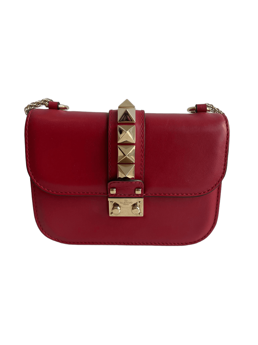 Garavani Mini Glam Lock Clutch Bag