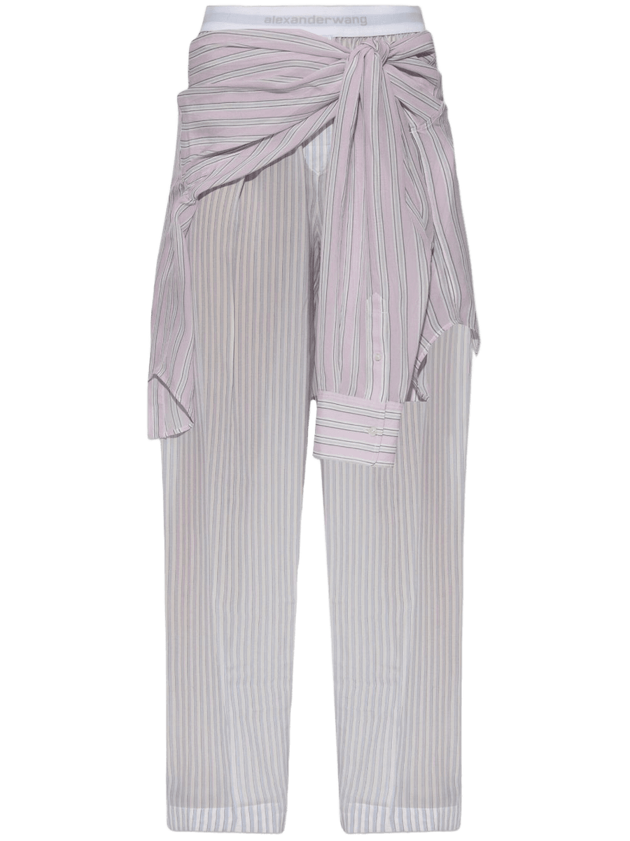 Boxer pants w/ prestyled shirt