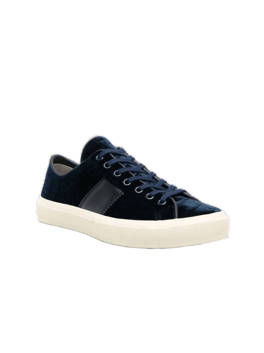 Low Top Sneakers Navy & Cream