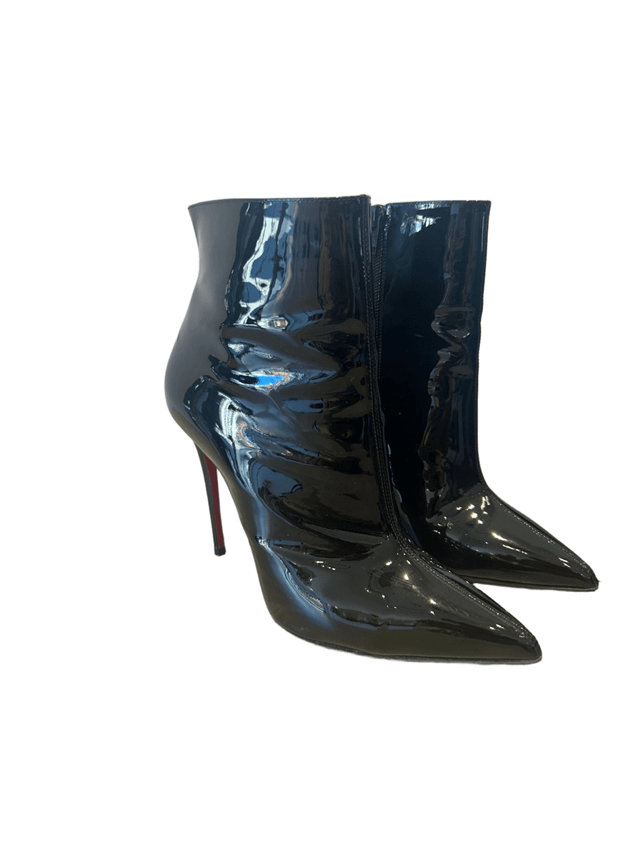 So Kate Booty 100 Black Patent Boots