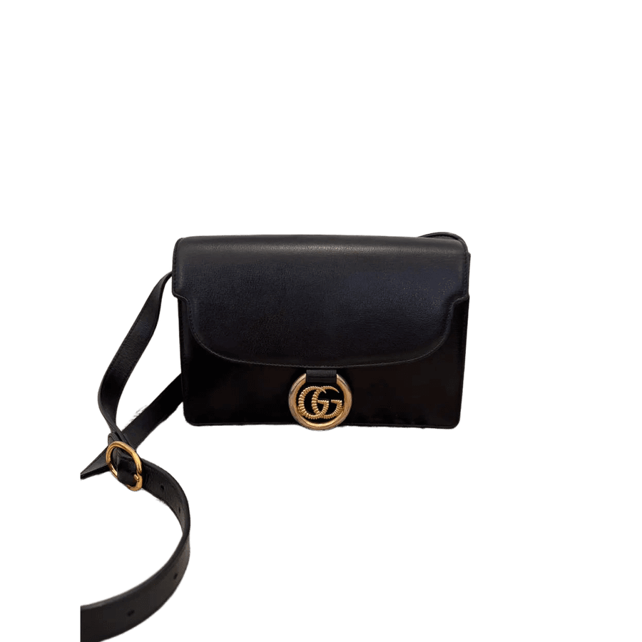 GG Ring Small Leather Shoulder Bag