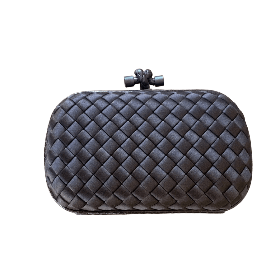 Pochette Knot Silk Intrecciato Clutch Bag