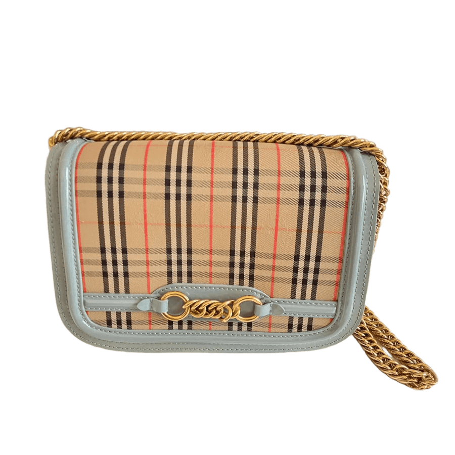1983 Check Link Shoulder Bag