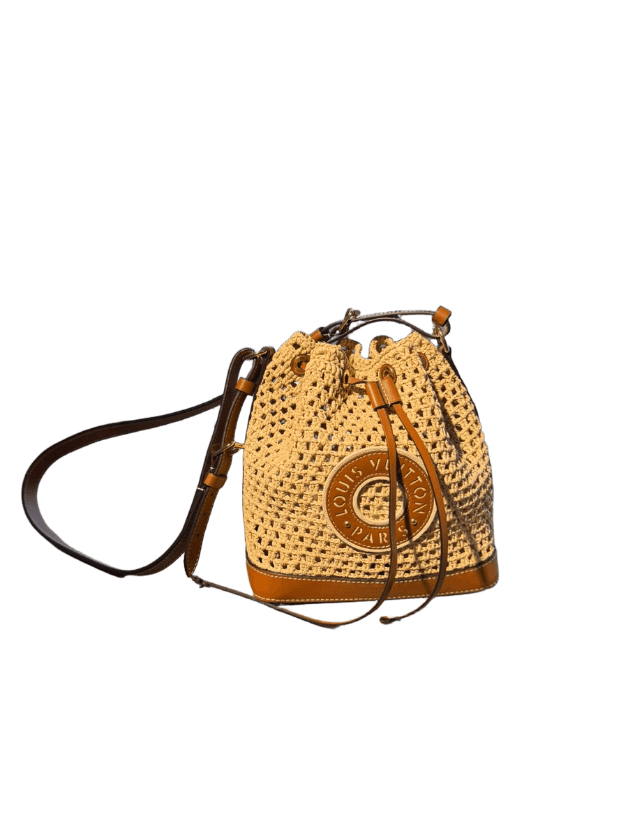 Raffia Calfskin Noé BB