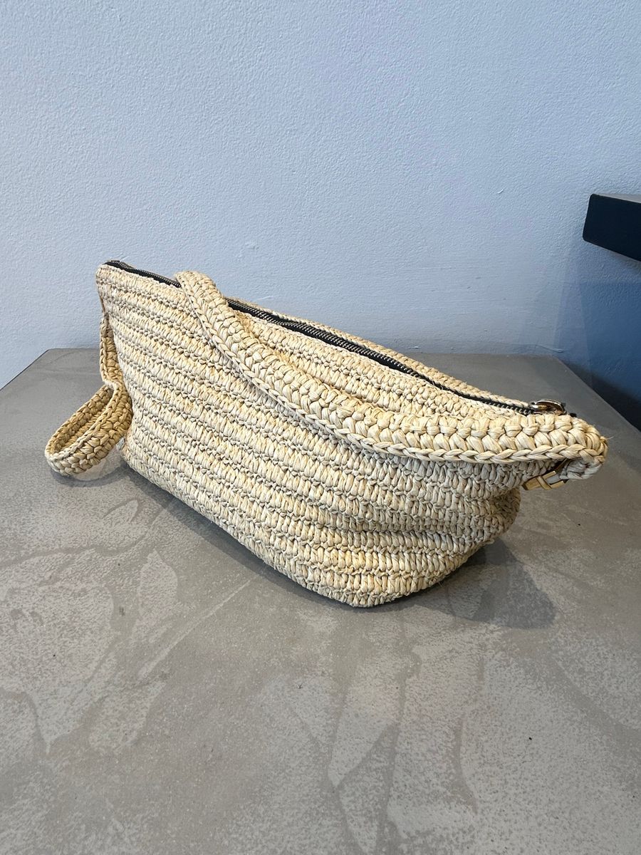 Gaby Raffia Shoulder Bag — view 2
