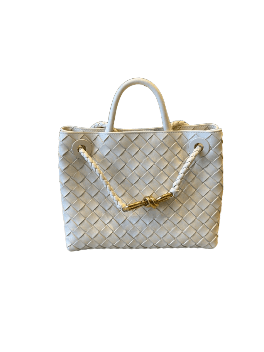 Small Andiamo Bag in Intrecciato Leather