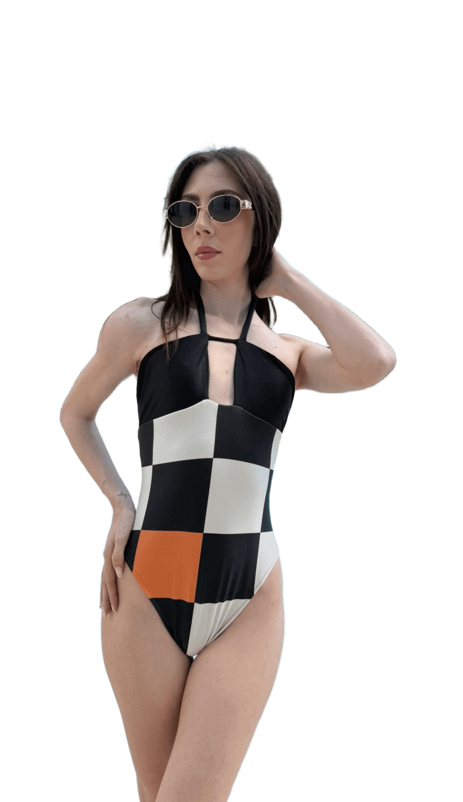 New Age Cut-Out Swimsuit