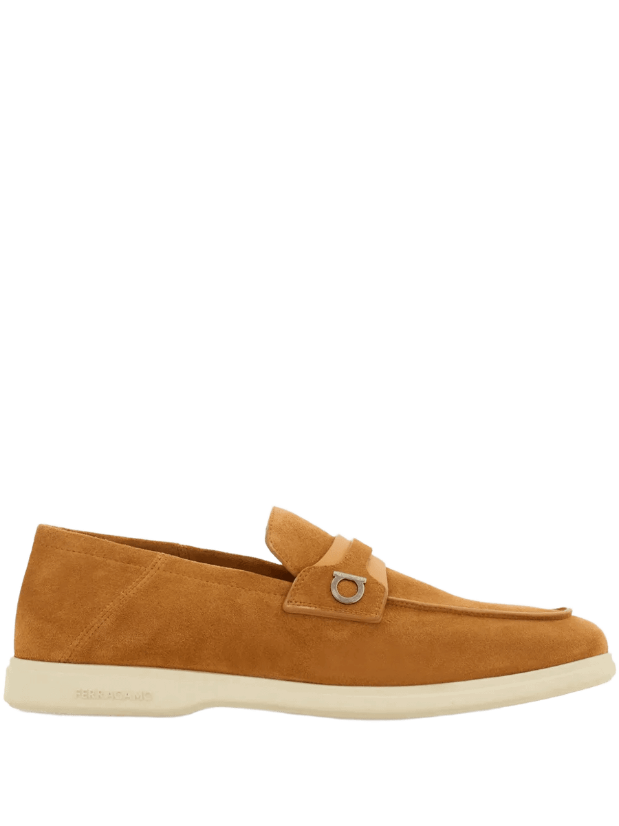 Gancini-Buckle Loafers