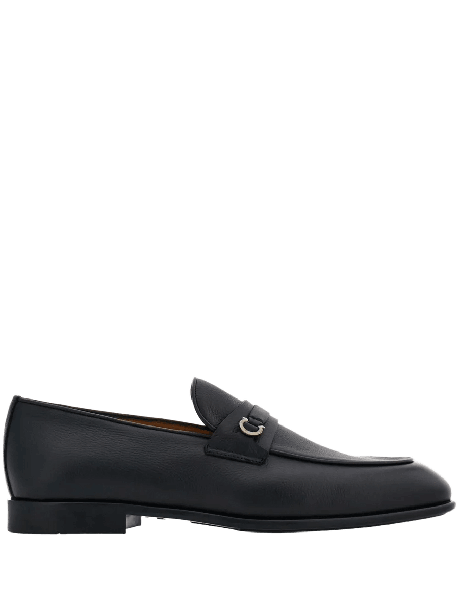 Leather Mocassins Gancini