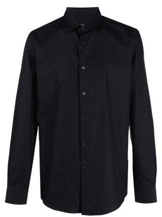 Ferragamo Ferragamo Gancini-print shirt Black Size S New New