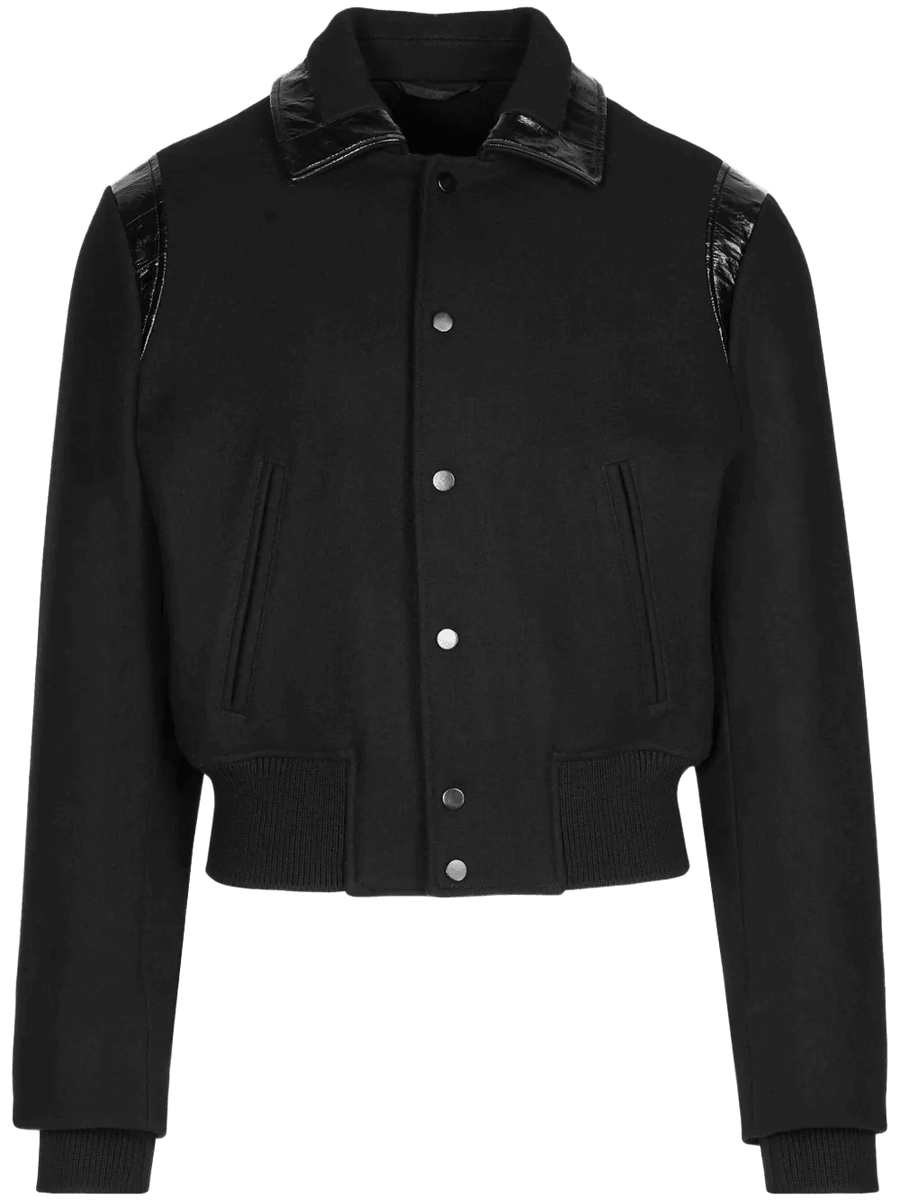 Ferragamo Pointed-Flat Collar Wool Jacket