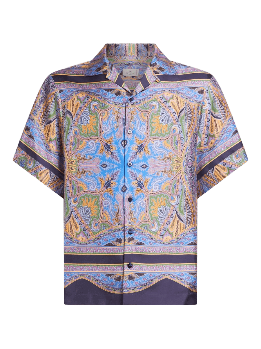 Twill Shirt Paisley Print