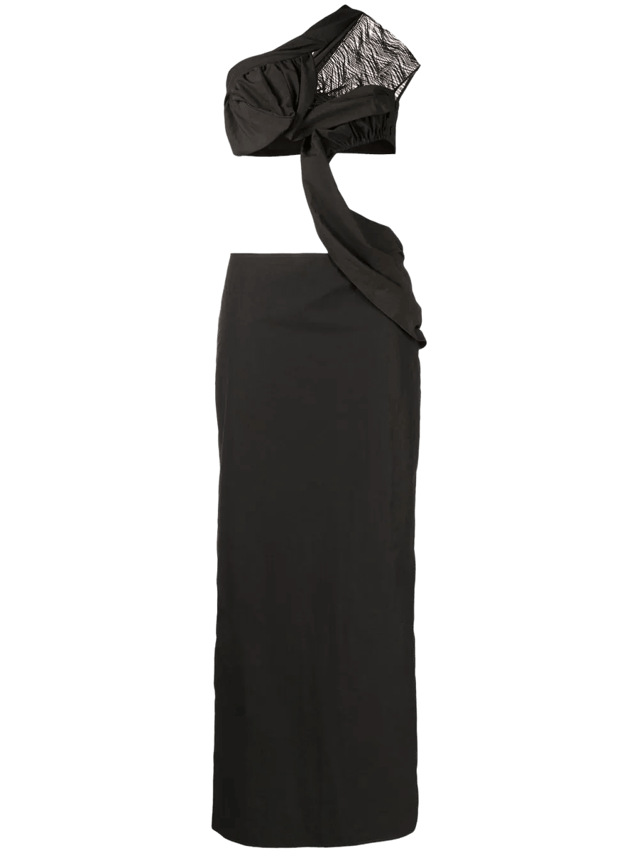 Fringed Column Dress